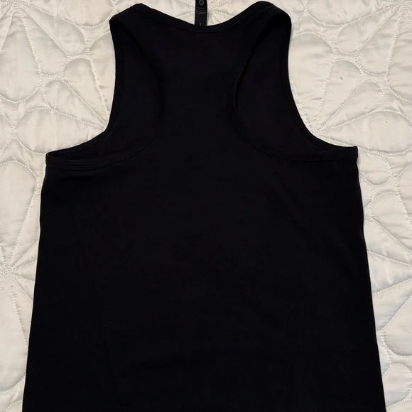 Black Tank Top with Cross Logo - Picture 4 of 5